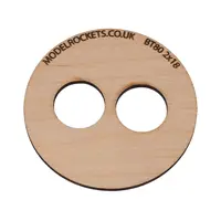 2 anelli di centraggio BT80 (65 mm) 2 x 18 mm (compensato da 3 mm), Opzioni del prodotto: BT802x18mm
