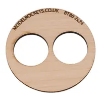 2 anelli di centraggio BT80 (65 mm) 2 x 24 mm (compensato da 3 mm), Opzioni del prodotto: BT802x24mm