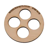 2 anelli di centraggio BT80 (65 mm) 4x18 mm (compensato da 3 mm), Opzioni del prodotto: BT804x18mm