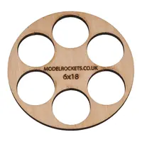 2 anelli di centraggio BT80 (65 mm) 6x18 mm (compensato da 3 mm), Opzioni del prodotto: BT806x18mm