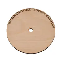 2x paratie BT80 da 65 mm con foro centrale da 5 mm (compensato da 3 mm), Opzioni del prodotto: Passaparete BT80 con foro centrale da 5 mm