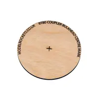 2x paratie accoppiatore BT80 da 63,5 mm con contrassegno centrale (compensato da 3 mm), Opzioni del prodotto: Contrassegno centrale della paratia dell'accoppiatore BT80