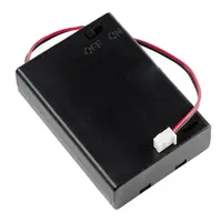 Scatola per batterie 3x AA con interruttore e connettore