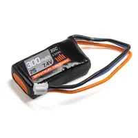7,4V 300mAh 2S 30C LiPo-batteri: PH model rocketry