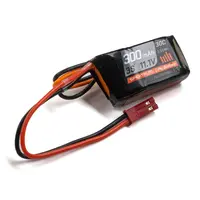 Batería de polímero de litio de 11,1 V, 300 mAh, 3S, 30 C: JST