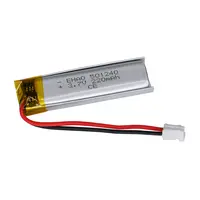 Batteria ricaricabile ai polimeri di litio Lipo da 3,7 V 220 mAh 1S 2 mm JST PH