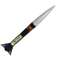 LOC 1 NUKE 25mm / 1" model rocket kit A-D motors, durable entry level rocket with an 18mm motor mount. model rocketry