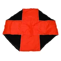 Paracaídas de vuelo reforzado Crossfire de 96" (2438 mm) (naranja neón/negro)