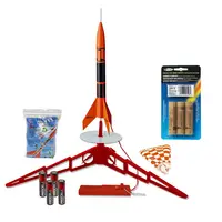 Kit de lanzamiento inicial Deluxe Alpha III, todo incluido para 3 lanzamientos, kit de cohete modelo Estes con motores