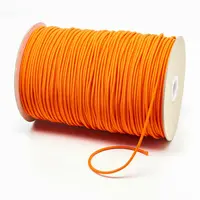 1.5mm orange thin elastic cord - By the meter [CLONE], Otras opciones de producto: Cordón elástico de choque naranja de 3 mm (por metro)