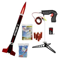 LOC Striker-X raketstartset met lanceerplatform, controller, watten, batterij en 3x B6-4 motorenkit