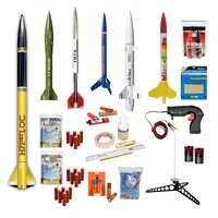 Keeping busy MEGA bundle of 6 rockets, 20 motors and a launch pad, controller, building supplies and accessories model rocketry