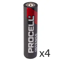 4 batterie AAA (1,5 V) Duracell Procell Potenza intensa