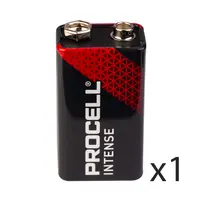 9 V:n paristo Klima Launch -ohjaimeen (PP3) Duracell Procell Intense power model rocketry