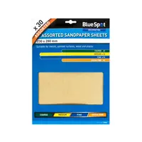 30 biter med assortert sandpapir (Blue Spot) - Ekstra fint, fint, medium og grovt model rocketry