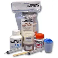 WEST SYSTEM MINI PACK 101 Epoxy resin 300g, Other product options: Mini Epoxy glassing pack (250g + 50g) model rocketry