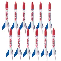 12x Estes Alpha team kit - Build your complete bundle here - Glue on fins - 12 Pack model rocketry