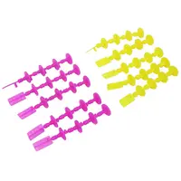 Stekkers voor ontsteking/starter (5 magenta, 5 geel) 1/2A6, A8, B4, B6, C6, Productopties: Motorstekkers - Magenta en geel