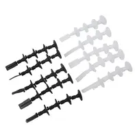 Stekkers voor ontsteking/starter (5 zwart, 5 wit) Estes C11, D12, E9, E16, Productopties: Motorstekkers - Zwart & Wit