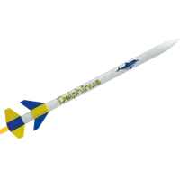 Klima Delphinus modellrakettsett - Rask og enkel 2-trinns nyttelasterrakett, et sett av høy kvalitet model rocketry