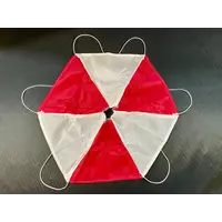 18" 457mm Rip-Stop Nylon conical parachute with spill hole, Other product options: 18" PML Rip-Stop Parachute model rocketry
