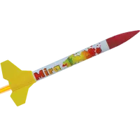 Klima Mira rakettmodellbyggesett – Sett av høy kvalitet, enkelt å bygge og fly! model rocketry