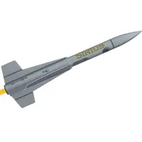 Klima Sirius model rocket kit - Great quality set, detailed design, easy to build and fly! model rocketry