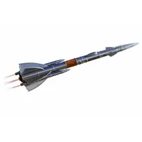 Steampunk flyvende maskine raket med strap-on boostere model raket byggesæt model rocketry