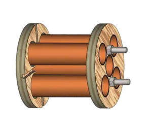 Mocowanie silnika 5x18mm / 72,4mm do rur 75mm