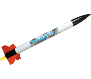 Pegasus rakettmodellbyggesett, 18 mm monterings-BD-motorer, klar til å fly - Klima model rocketry