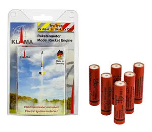 ABC Six Pack 18mm Klima modelraketmotoren (2xA6-4, 2xB4-4, 2xC6-7)