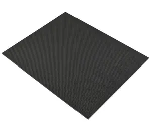 5mm 3K Carbon fibre sheet 200 x 250mm plain matte high hardness 100% pure carbon panel [CLONE], Opcje produktu: Matowy arkusz włókna węglowego o wymiarach 3 mm x 200 mm x 250 mm