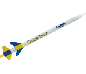 Klima Delphinus modellrakettsett - Rask og enkel 2-trinns nyttelasterrakett, et sett av høy kvalitet model rocketry