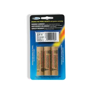 Estes A8-3 model raketmotorer (3-pak) 18 mm motorer model rocketry