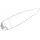 Pointe de nez de 26 mm, plastique ABS blanc, Options du produit: Klima nez 26mm blanc