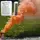 5x Orange smoke AX-18 (18mm) model rocketry