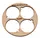 2 anelli di centraggio BT80 (65 mm) 4 x 24 mm con apertura per gancio di fissaggio (compensato da 3 mm), Opzioni del prodotto: BT80 4x24mm (gancio)