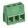 Bloque de terminales para PCB de 5 mm, 3 vías, 26 AWG a 12 AWG, tornillo - MC000047