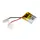 40mAh 1S 3.7v LiPo, bare wires lithium battery model rocketry