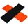 Paracaídas reforzado de tipo Ultra-X de 120" (3048 mm) (naranja neón/negro)