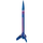 Kit de fusée modèle Estes Wizard - niveau de compétence 1, moteurs-fusées AC à monture 18 mm