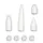 Estes NC-20 Noskon (4-pack) - Passar BT20-rör, Other product options: Estes BT20 nose cones (4 pack) model rocketry