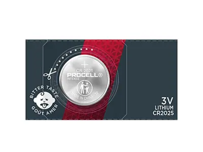 1x літієва батарейка Duracell Procell Intense CR2025 типу «ґудзика» model rocketry