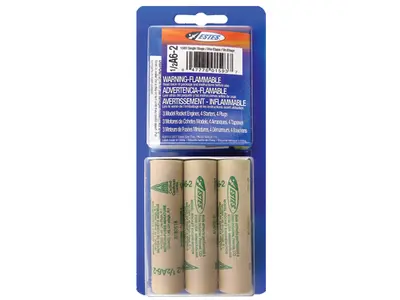Estes 1/2A6-2 modell rakettmotorer (3-pakning) 18 mm motorer model rocketry