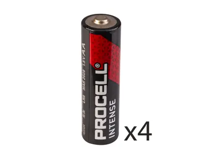 4 батарейки типу АА для контролера EB Launch (1,5 В) Duracell Procell Intense power model rocketry