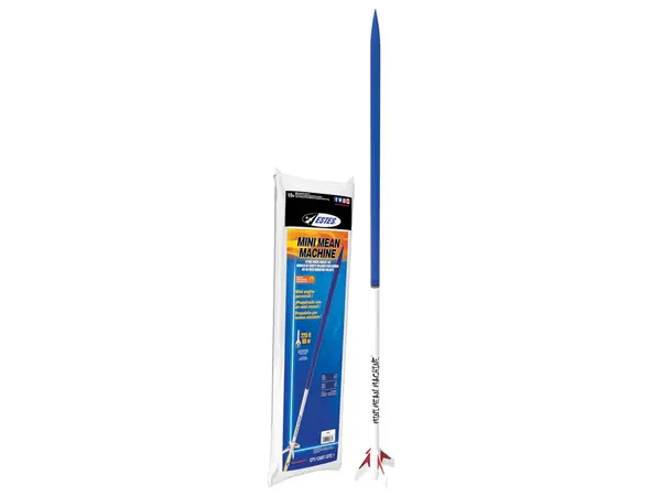 Kit de fusée modèle Mini Mean Machine, niveau de compétence 1, alimenté par un mini moteur ! Estes