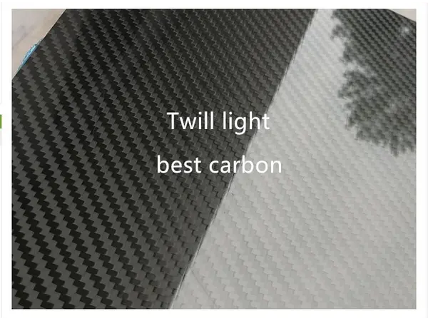 2,5 mm x 200 mm x 250 mm Kohlefaser-Blatt-Twill glänzend, Produktoptionen: 2,5mm x 200mm x 250mm Carbonfaserplatte - glänzend