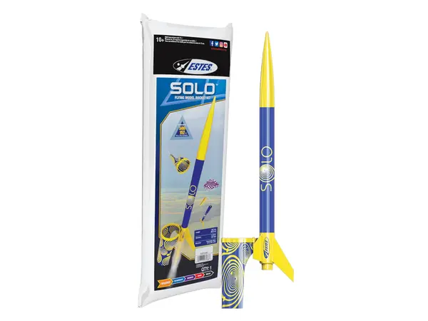 Kit de fusée solo - niveau de compétence 1, moteurs de fusée BC à montage de 18 mm -Estes