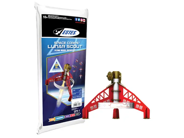 Kit de fusée modèle Space Corps Lunar Scout niveau de compétence 2 - Estes