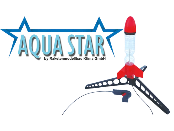 Kit de démarrage de fusée à eau Klima Aqua Star - peut voler à 100 m de haut - très amusant